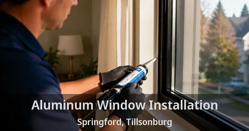 Aluminum Window Installation Springford, Tillsonburg - ON