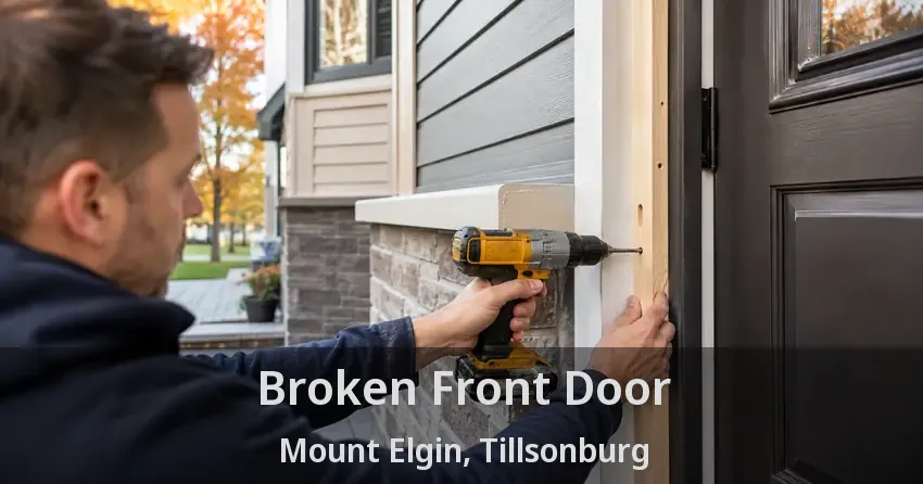 Broken Front Door Mount Elgin, Tillsonburg - ON