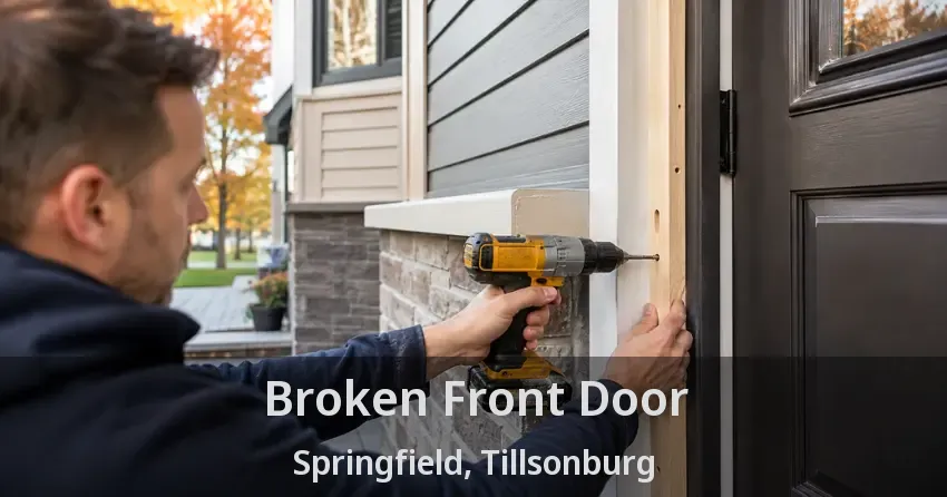 Broken Front Door Springfield, Tillsonburg - ON
