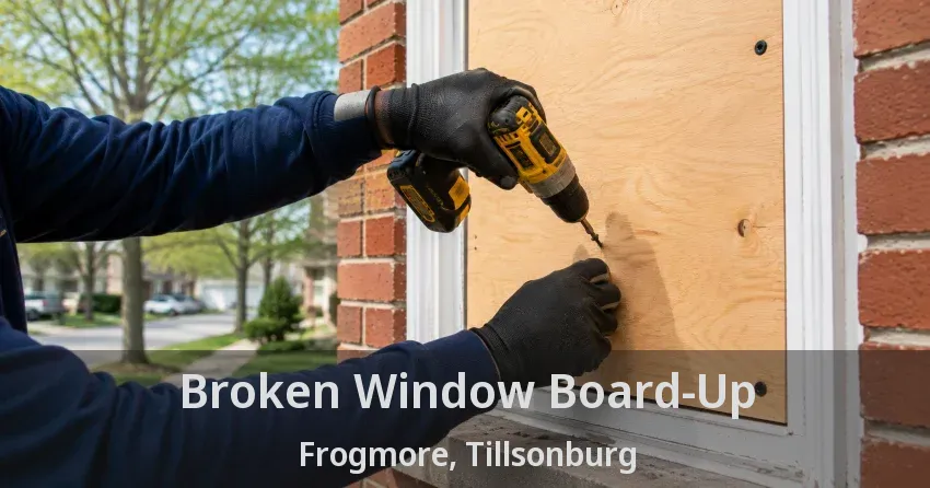 Broken Window Board-Up Frogmore, Tillsonburg - ON