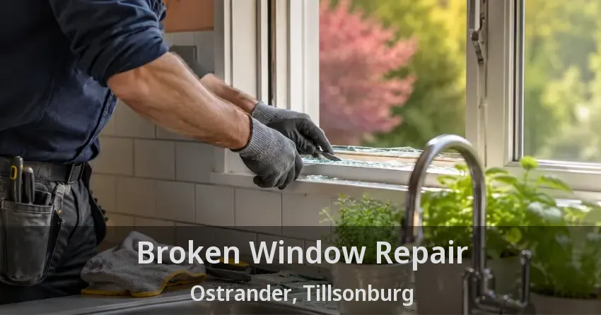 Broken Window Repair Ostrander, Tillsonburg - ON