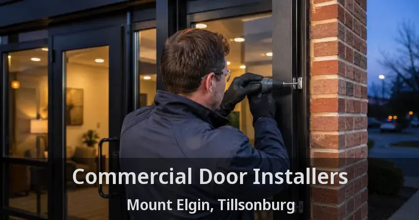 Commercial Door Installers Mount Elgin, Tillsonburg - ON
