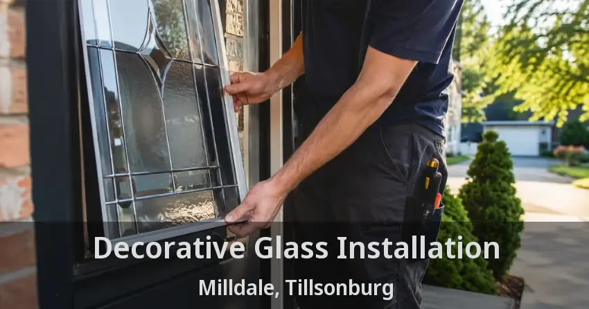 Decorative Glass Installation Milldale, Tillsonburg - ON