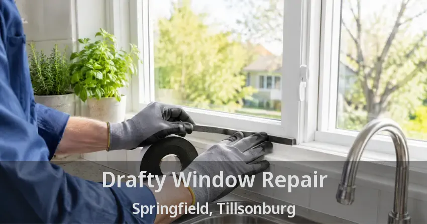Drafty Window Repair Springfield, Tillsonburg - ON