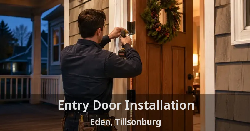 Entry Door Installation Eden, Tillsonburg - ON