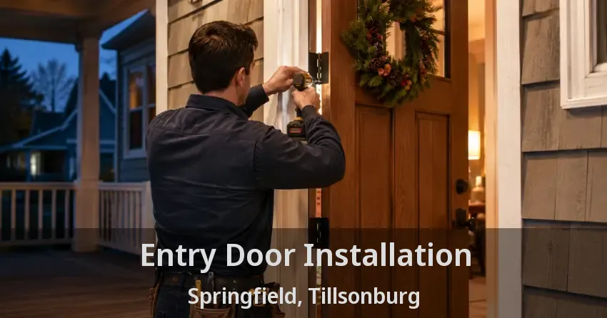 Entry Door Installation Springfield, Tillsonburg - ON