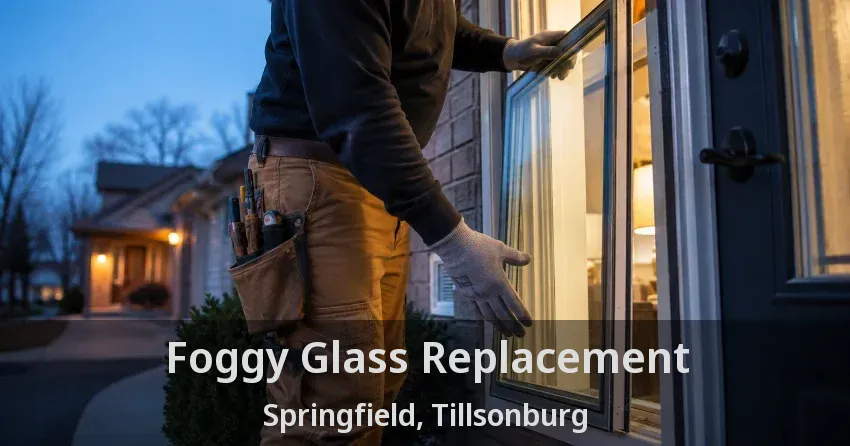 Foggy Glass Replacement Springfield, Tillsonburg - ON
