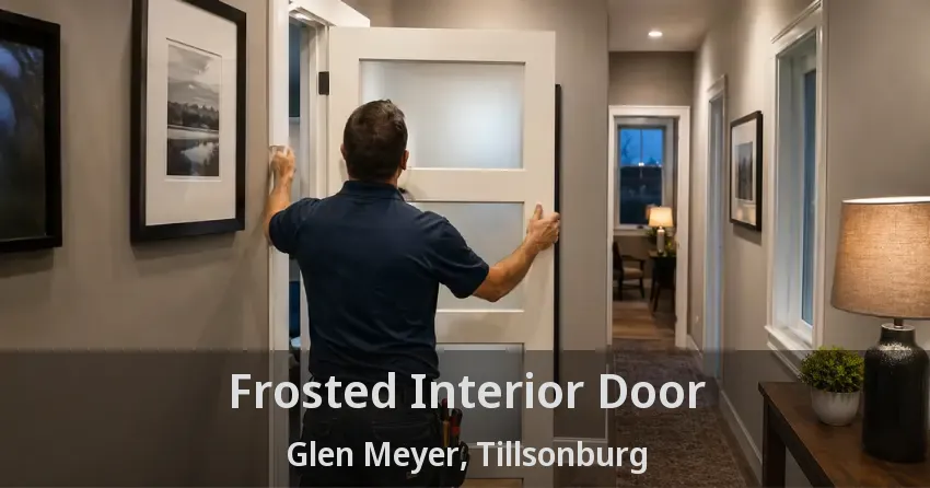 Frosted Interior Door Glen Meyer, Tillsonburg - ON