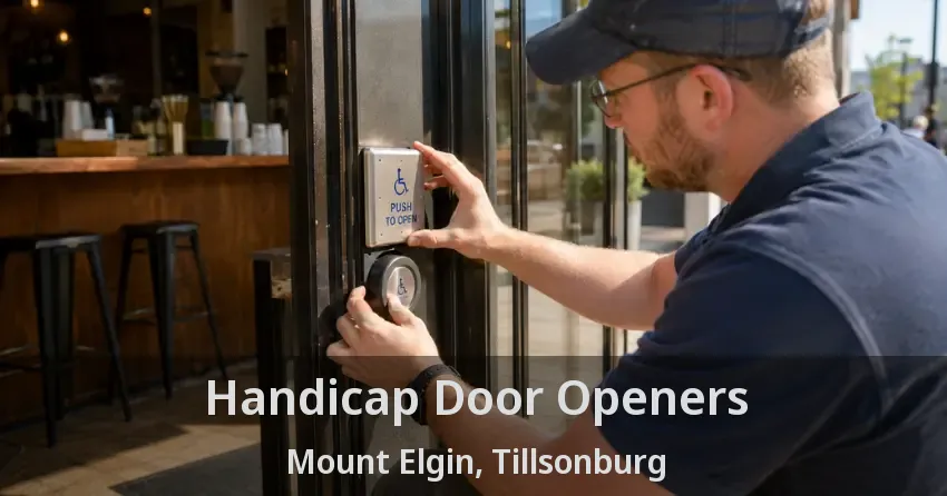 Handicap Door Openers Mount Elgin, Tillsonburg - ON