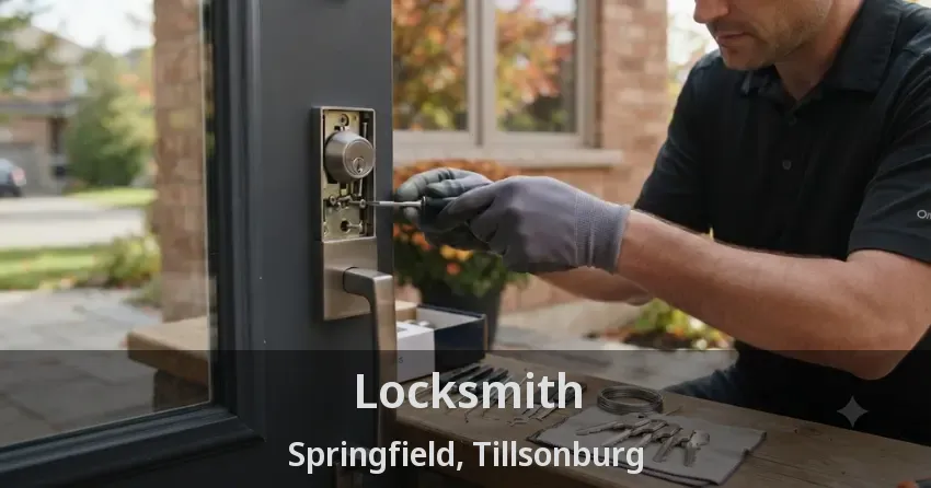 Locksmith Springfield, Tillsonburg - ON