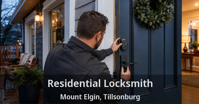 Residential Locksmith Mount Elgin, Tillsonburg - ON