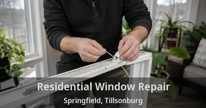 Residential Window Repair Springfield, Tillsonburg - ON