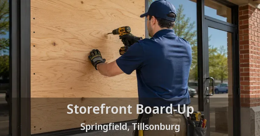 Storefront Board-Up Springfield, Tillsonburg - ON