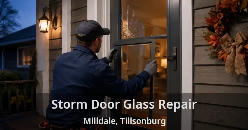 Storm Door Glass Repair Milldale, Tillsonburg - ON