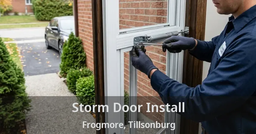 Storm Door Install Frogmore, Tillsonburg - ON
