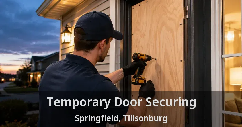 Temporary Door Securing Springfield, Tillsonburg - ON