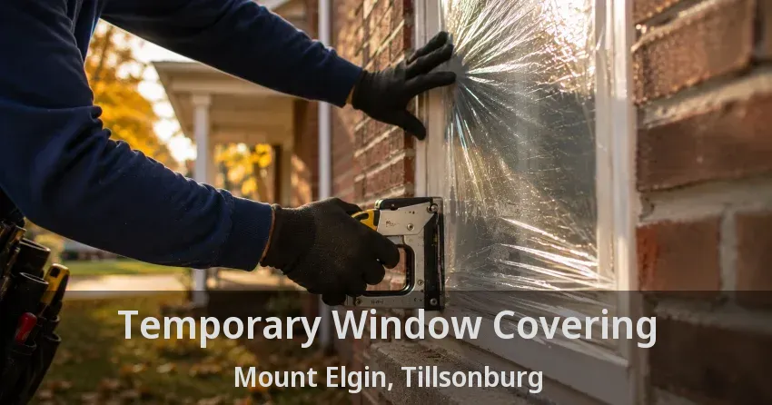 Temporary Window Covering Mount Elgin, Tillsonburg - ON