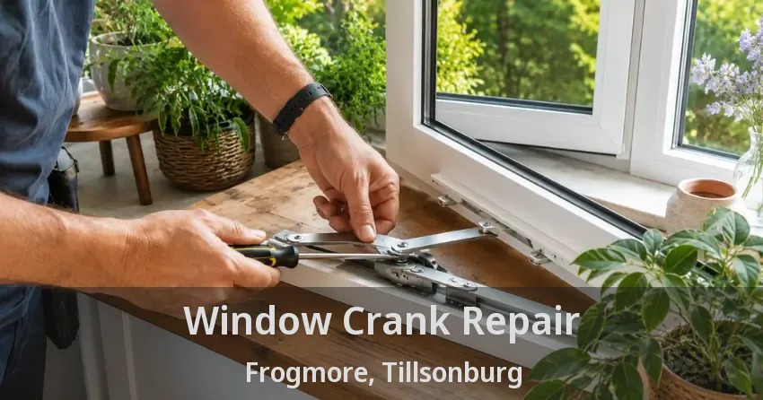 Window Crank Repair Frogmore, Tillsonburg - ON