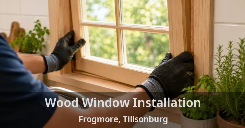 Wood Window Installation Frogmore, Tillsonburg - ON