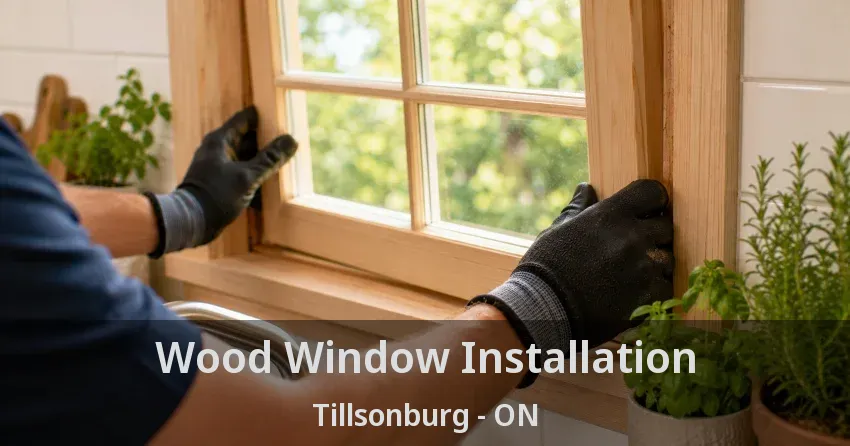 Wood Window Installation Tillsonburg - ON