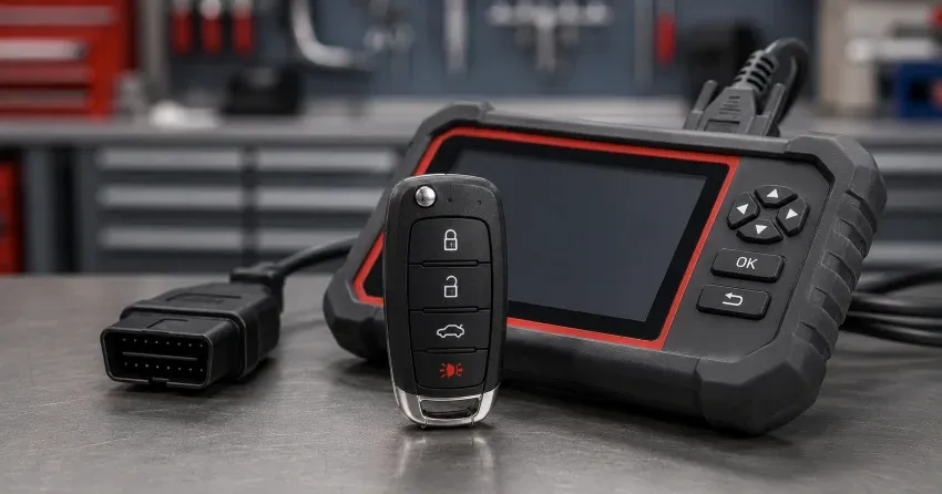 locksmith technician rekeying a car ignition cylinder Springfield, Tillsonburg