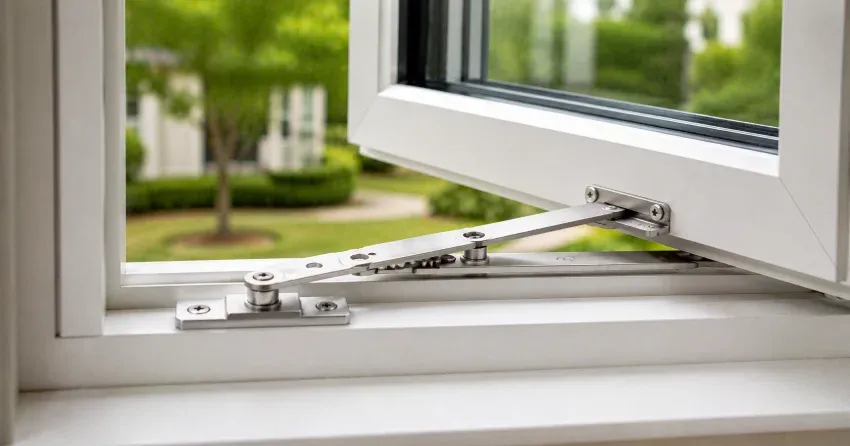 technician replacing casement window hinge in Tillsonburg