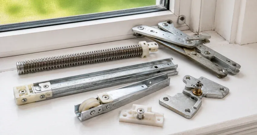 technician adjusting window sash alignment in Tillsonburg home