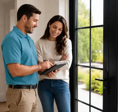 Bright living space with new windows by Windows & Doors Tillsonburg